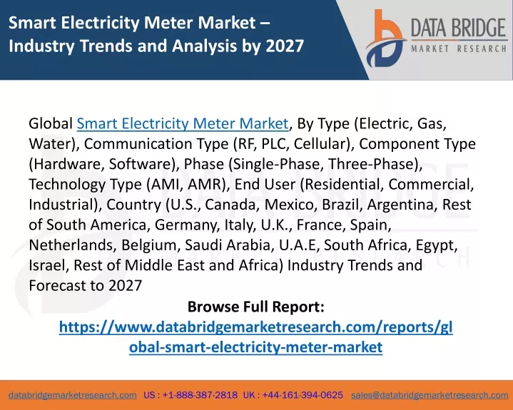 smart electricity meter market industry trends