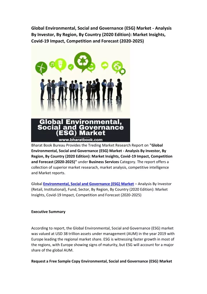 global environmental social and governance