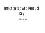 Office Setup - slide 1