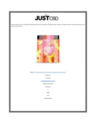 we deal with the sale of affordable cbd gummies