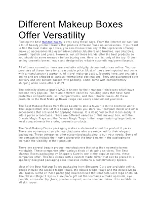 different makeup boxes offer versatility finding