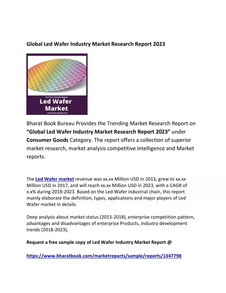 global led wafer industry market research report