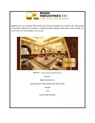 rigidind com is a renowned office and home