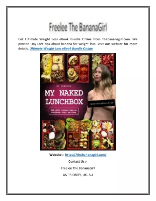 Ultimate Weight Loss Ebook Bundle Online | Thebananagirl.com