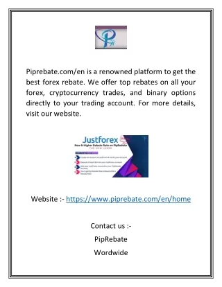 piprebate com en is a renowned platform