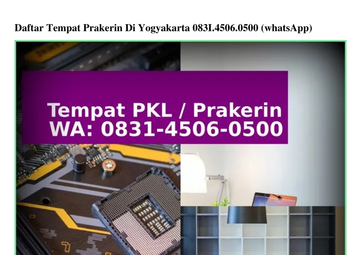 daftar tempat prakerin di yogyakarta 083i 4506