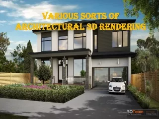 various s orts of architectural 3d rendering