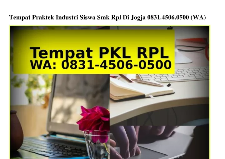 tempat praktek industri siswa smk rpl di jogja