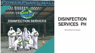 Electrostatic Disinfection Services | GermBuster On-Demand