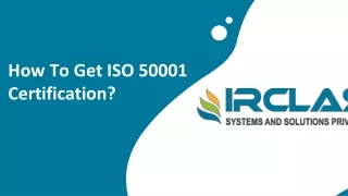 How To Get ISO 50001 Certification