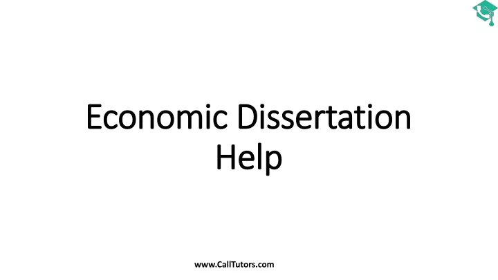 economic dissertation help