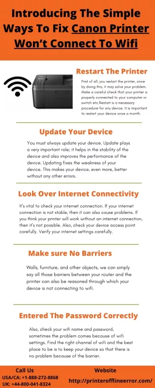 introducing the simple ways to fix canon printer