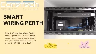 Smart Wiring installers Perth, Smart Wiring Specialist - Core Tech Security