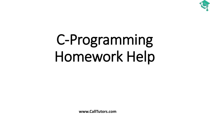 c programming homework help