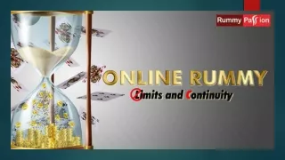 Online Rummy - Limit and Continuity