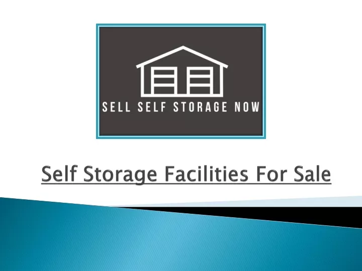 self storage facilities for sale