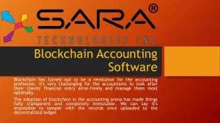 blockchain accounting software