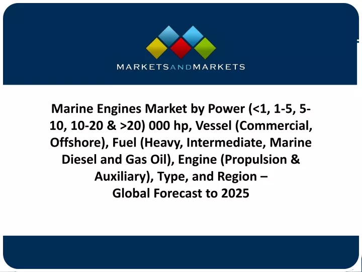 marine engines market by power
