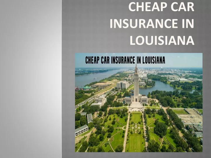 cheap car insurance in louisiana