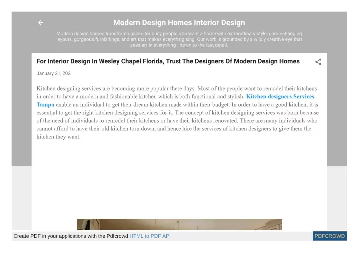 modern design homes interior design