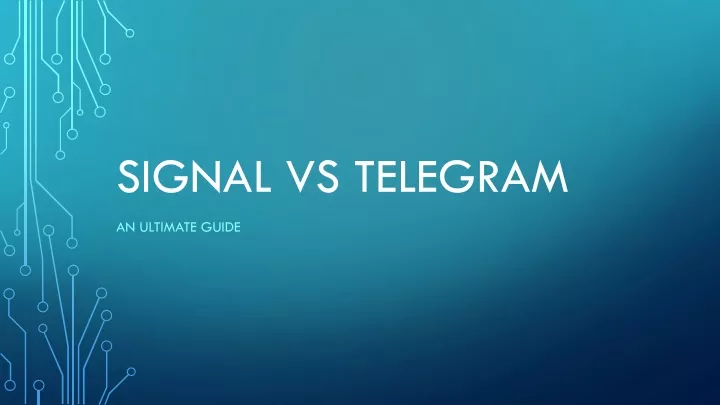 signal vs telegram