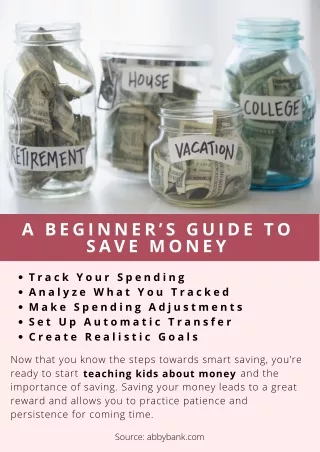 a beginner s guide to save money