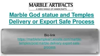 marble god statue and temples delivery or export