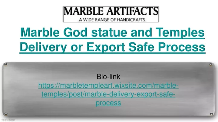 marble god statue and temples delivery or export