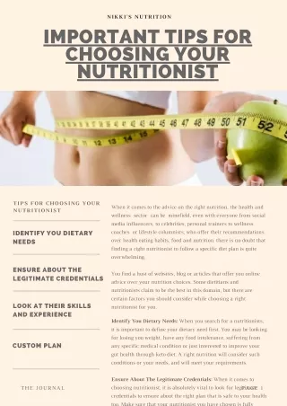 nikki s nutrition
