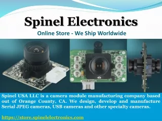 Spinel Electronics Store - Best serial jpeg camera and spinel USB camera Online