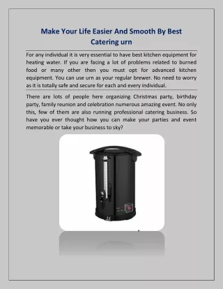 make your life easier and smooth by best catering