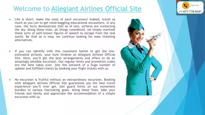 welcome to allegiant airlines official site