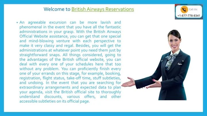 welcome to british airways reservations