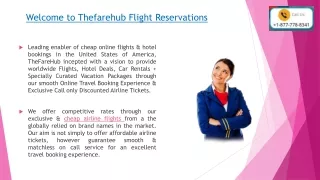 welcome to thefarehub flight reservations