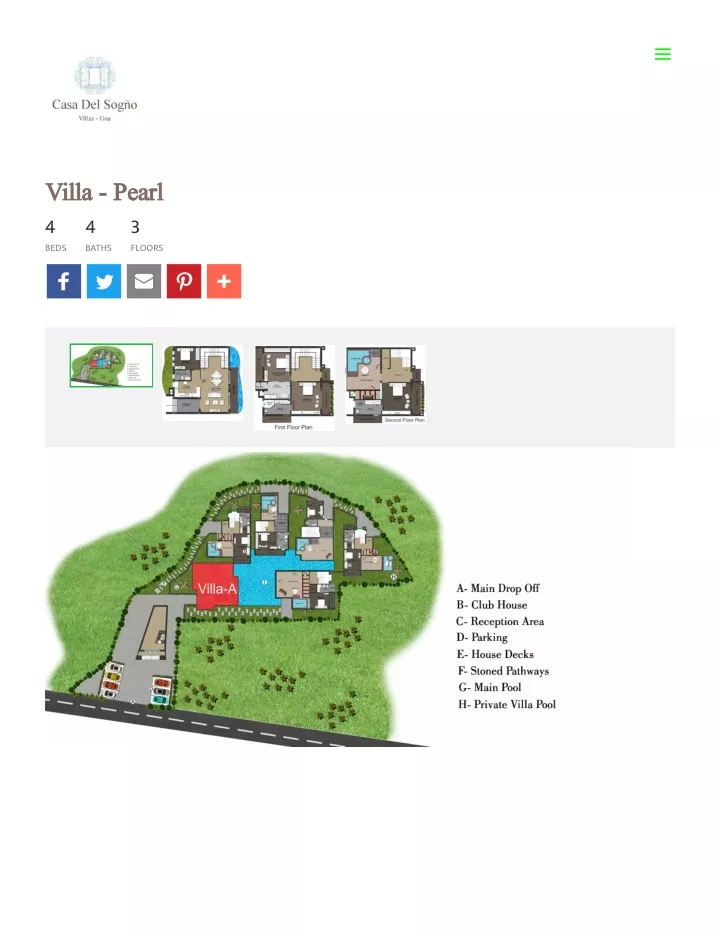 villa pearl 4 beds