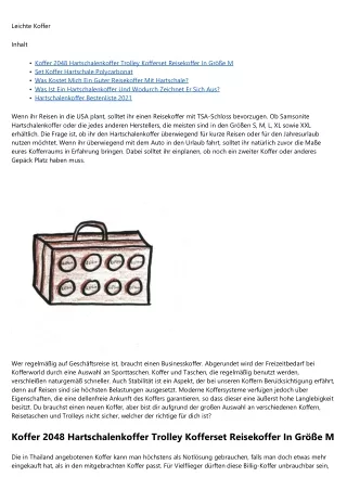 Vorschläge über Polycarbonat Koffer   Jetzt lesen