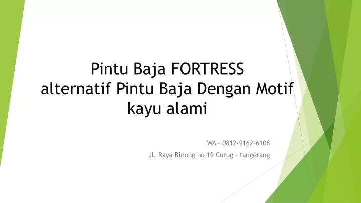 pintu baja fortress alternatif pintu baja dengan motif kayu alami