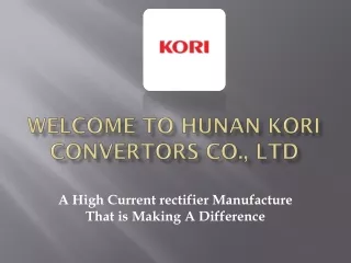 high current rectifier, High power rectifier at www.korirectifier.com