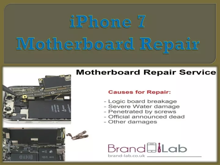 iphone 7 motherboard repair