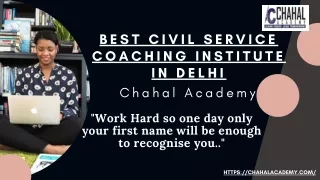 Best IAS Coaching Online – Chahal Academy