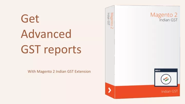 get advanced gst reports