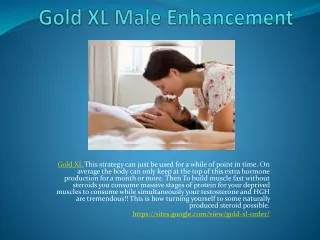 Gold XL - Best way to Satifies Your Partner