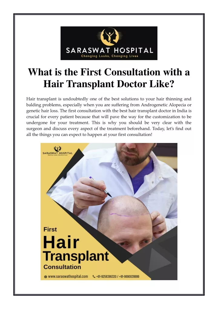 what is the first consultation with a hair