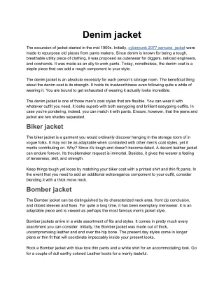 denim jacket