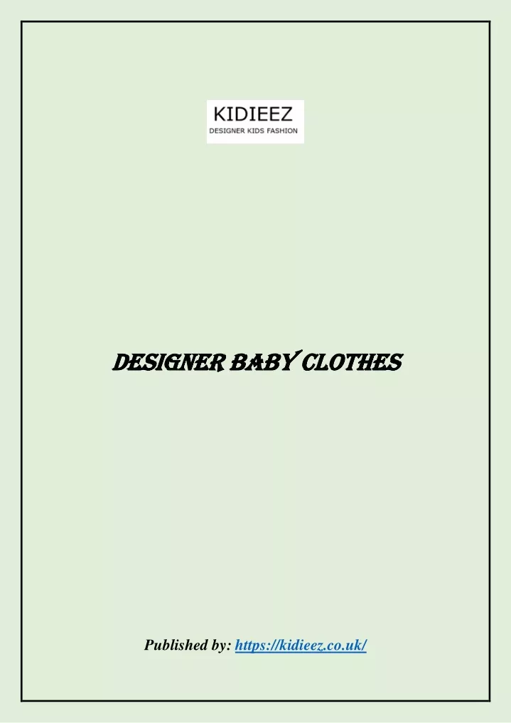 designer baby clothes designer baby clothes