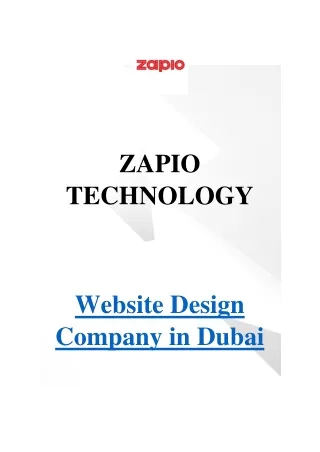 Website Design & Development Company in Dubai