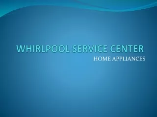 Whirlpool Refrigerator Service Center in Marine Lines