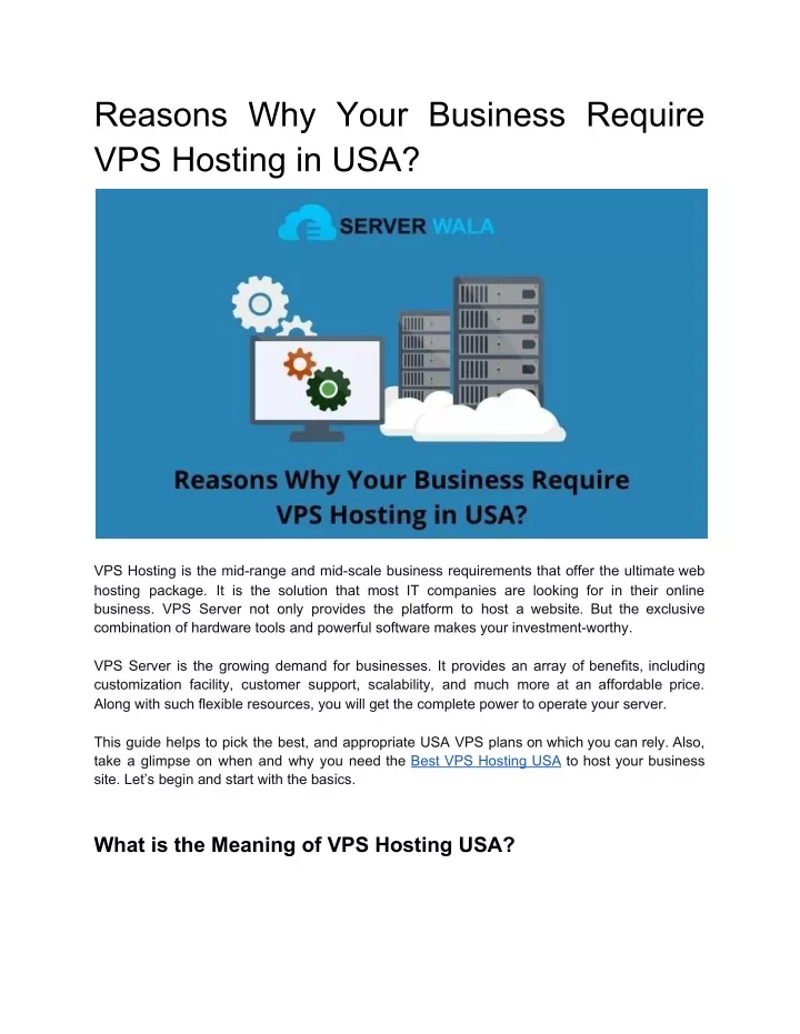 reasons why your business require vps hosting