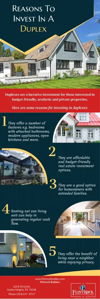Reasons To Invest In A Duplex