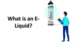what is an e liquid